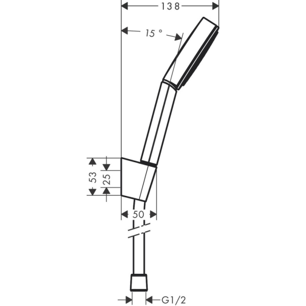 Душевой гарнитур Hansgrohe Pulsify 105 1jet 24301000