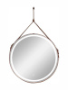 Зеркало Continent Millenium Brown LED 80х80