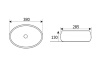 Умывальник Roxen Trendo mini 570200