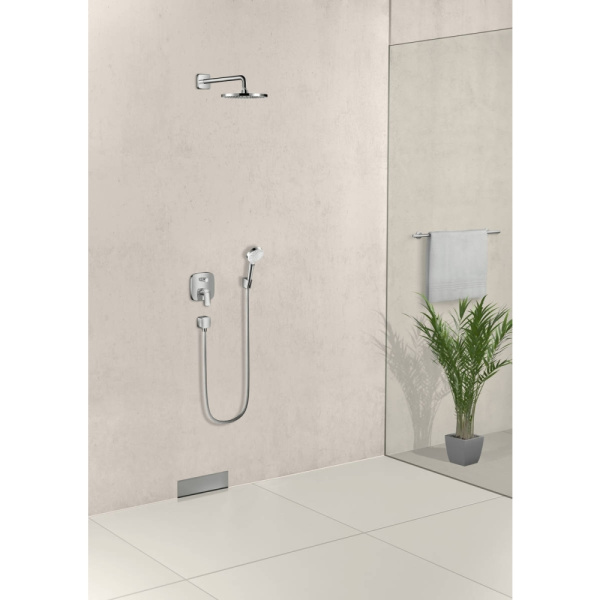 Подключение душевого шланга Hansgrohe FixFit E 26457000