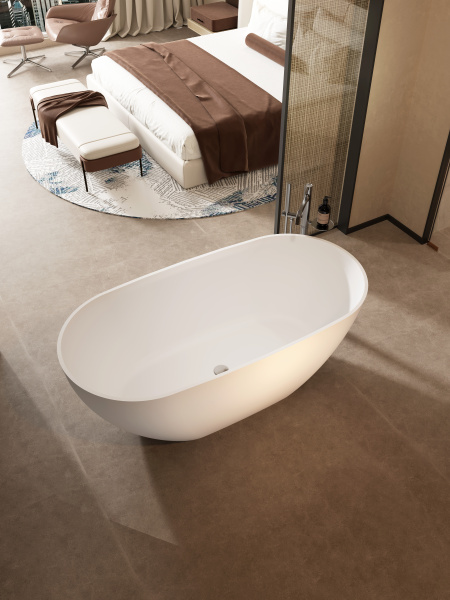 Ванна из искусственного камня Roxen Terra 170х80