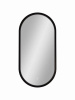 Зеркало Continent Delia LED черный 40х80