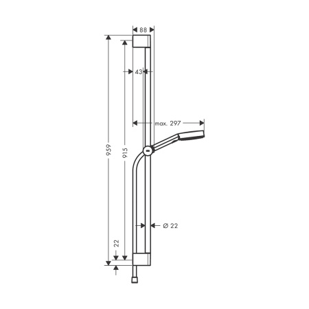 Душевой гарнитур Hansgrohe Pulsify Relaxation 105 3jet EcoSmart 24171000