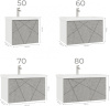 Тумба подвесная под умывальник Vigo Geometry 80 бетон