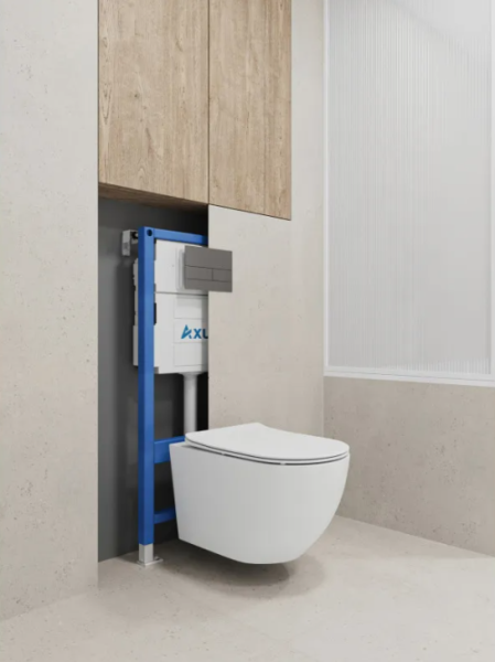 Комплект инсталляции Axus 011D с унитазом Axus 2318 и кнопкой 097HDW