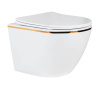 Подвесной унитаз Roxen Antares Gold 530110-01G