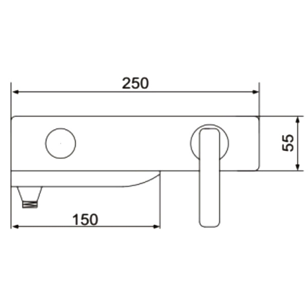 Смеситель для ванны с душем Rose R2702F