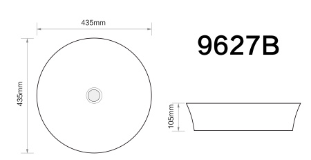 Умывальник Axus 9627B