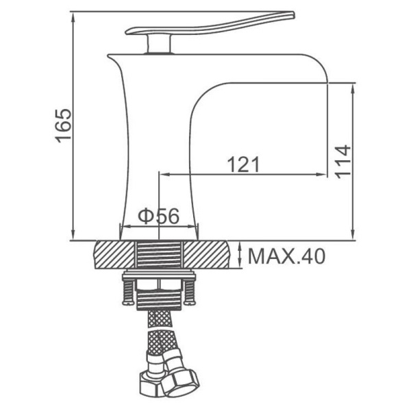 Смеситель Ledeme 1055-23 Смеситель Ledeme 1055-23