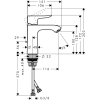 Смеситель Hansgrohe Metris 110 31203000