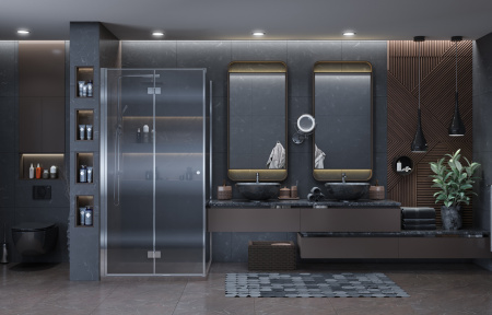Душевое ограждение Ambassador Diamond 90x90 Левый