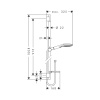 Душевой гарнитур Hansgrohe Raindance Select E 3jet EcoSmart 26623400 с мыльницей