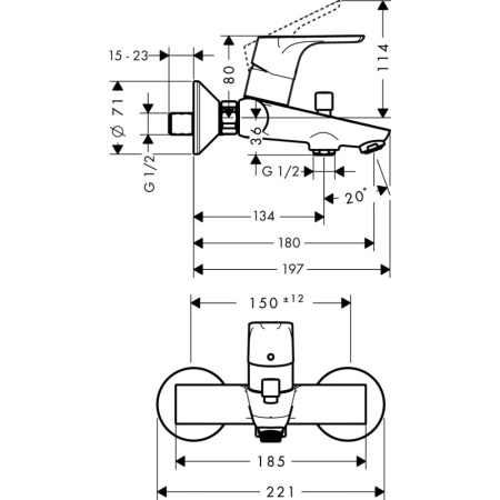 Смеситель Hansgrohe Focus 31940000