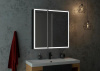 Шкаф зеркальный Continent Mirror Box 80/100 с подсветкой LED 80х80