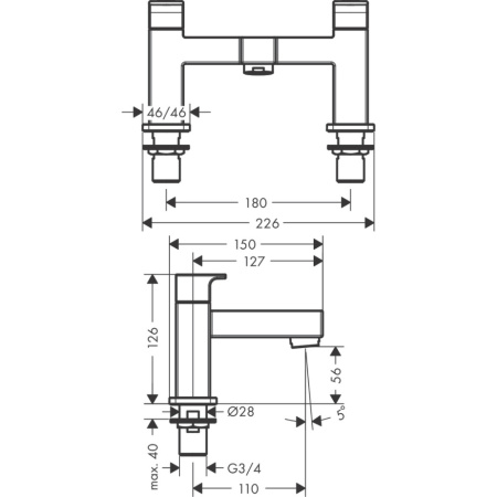 Смеситель Hansgrohe Vernis Shape 71452670