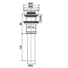Донный клапан Rose RS11
