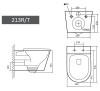 Подвесной унитаз Grado GD-W213R белый