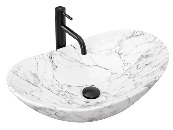 Умывальник Rea Royal Statuario Marble Matt U8010