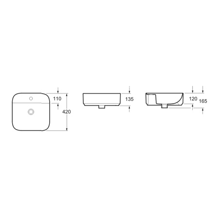 Раковина Lavinia Boho Bathroom Sink Slim 33311007