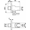 Душевая система встраиваемая Ideal Standard Ceraline SetA6939XG