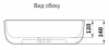 Умывальник CeramaLux 78106MB
