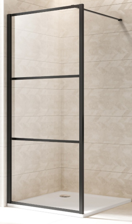Душевое ограждение Adema Смарт компакт Walk-In black 90