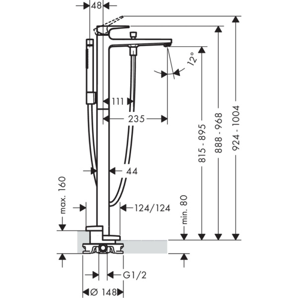 Смеситель Hansgrohe Metropol 32532990