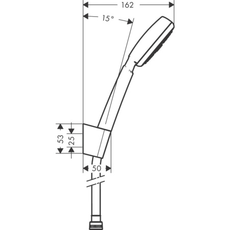 Душевой гарнитур Hansgrohe Crometta 1jet 26665400