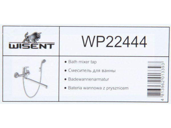 Смеситель для ванны с душем Wisent WP22444 Смеситель для ванны с душем Wisent WP22444