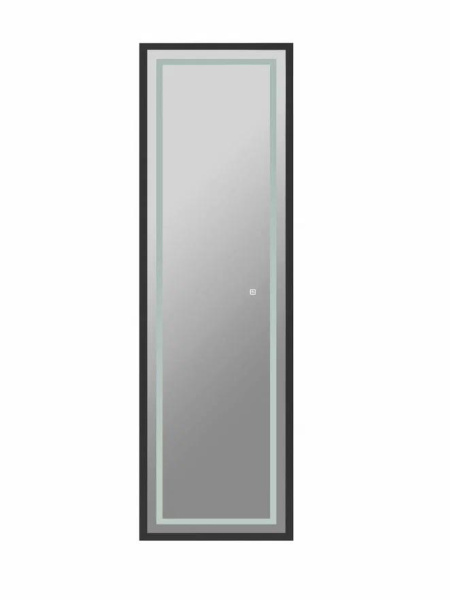 Зеркало Continent Norden Black LED 49х165