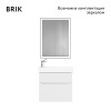 Тумба подвесная под умывальник Raval Brik 65 белая