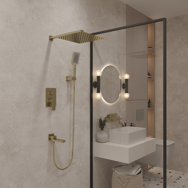 Душевая система встраиваемая Oliveeka OL-939003-BG