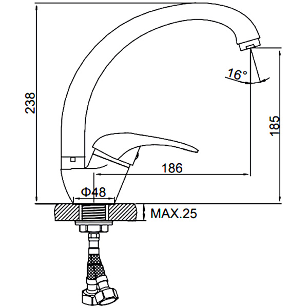 Смеситель Ledeme L5902F Смеситель Ledeme L5902F