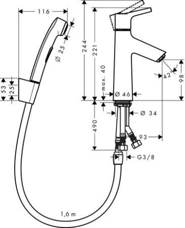 Смеситель Hansgrohe Talis 72290000