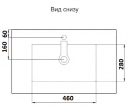Умывальник CeramaLux 9075E