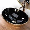 Умывальник Rea Sofia in Black Gold U4527