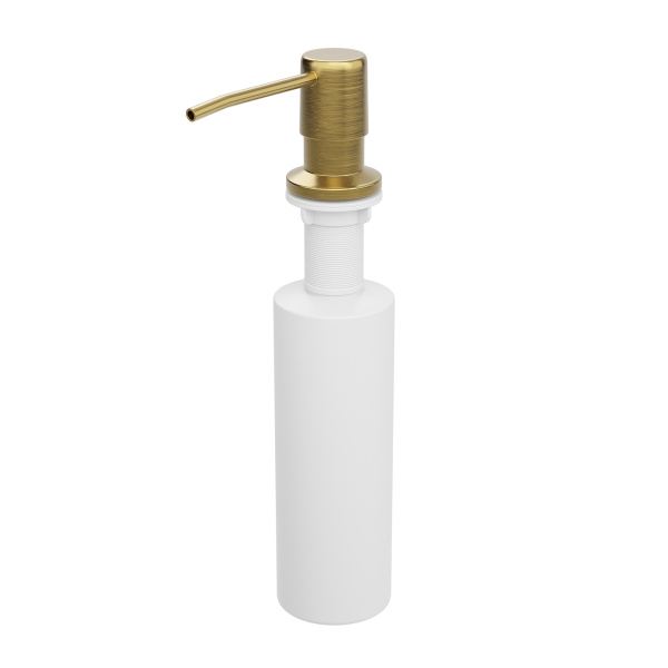 Кухонная мойка Roxen Simple 60 (PVD gold) с коландером и дозатором