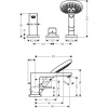 Смеситель Hansgrohe Metropol 32550000