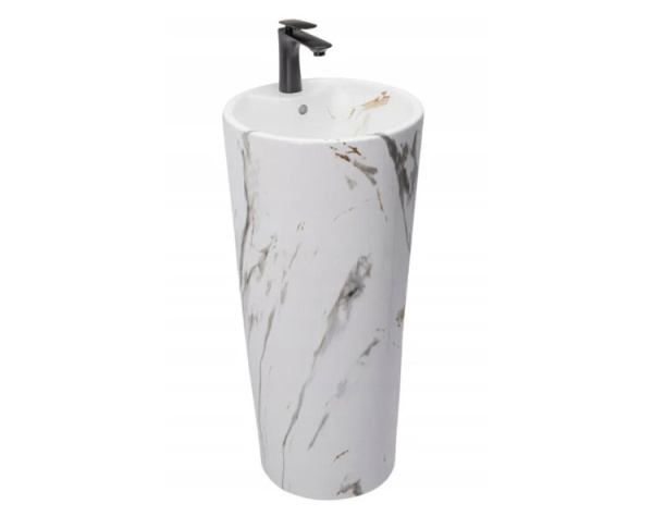 Умывальник Rea Blanka Marble Marmur matt U8704
