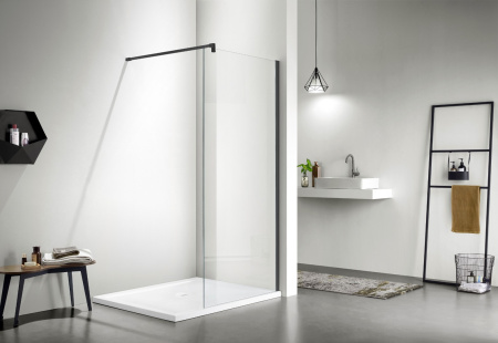 Душевое ограждение Adema Реген блэк Walk-In 100