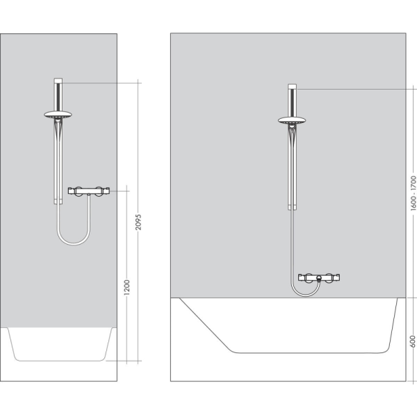 Душевая штанга Hansgrohe Raindance 27636000