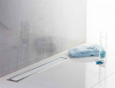 Душевой лоток Pestan Confluo Premium White Glass Line 95