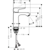 Смеситель Hansgrohe Metris 110 31204000