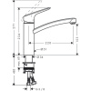 Смеситель Hansgrohe Logis 71839000